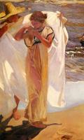 Joaquin Sorolla y Bastida - Saliendo Del Bano